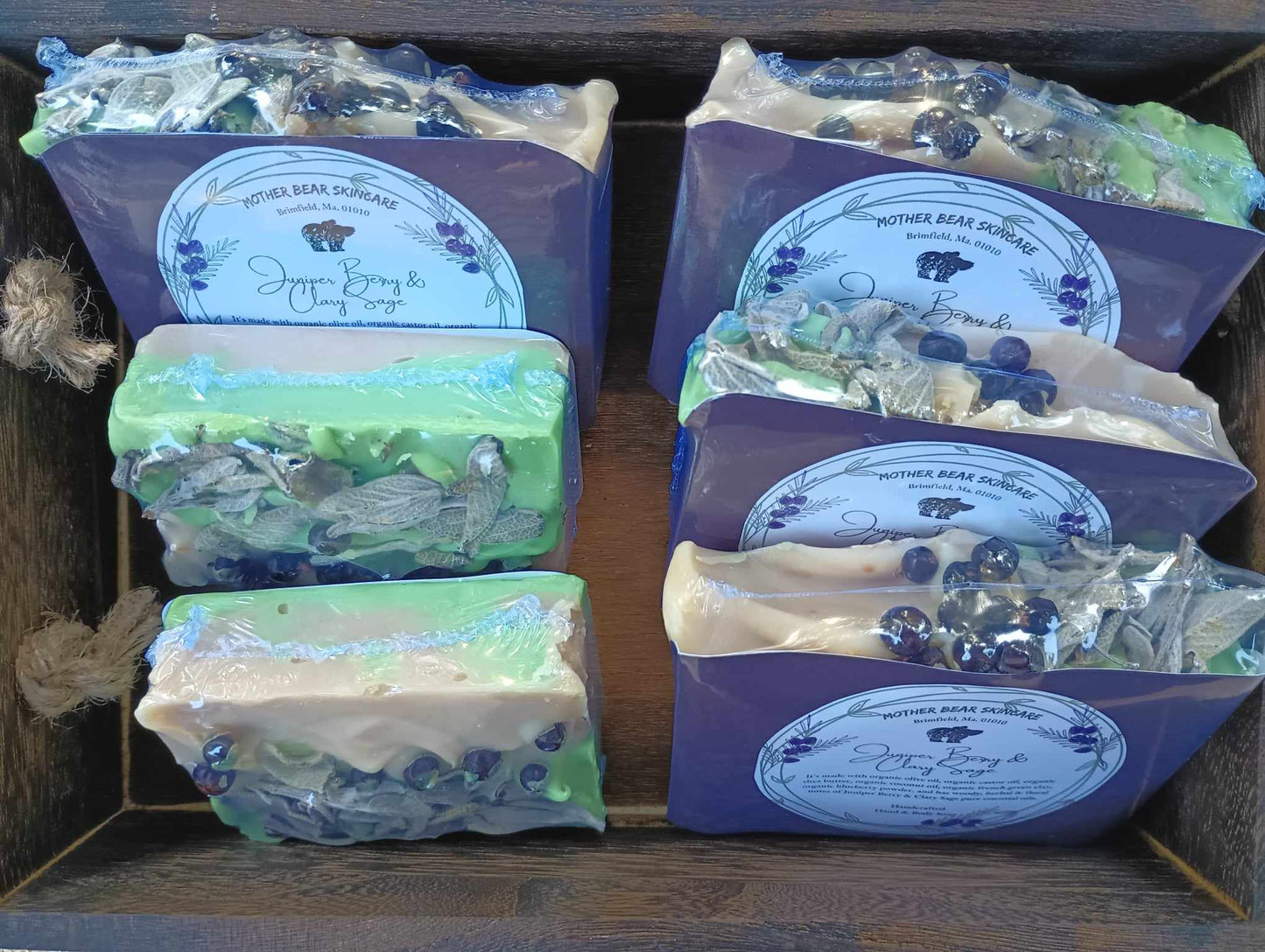 Juniper Berry & Clary Sage Organic Bar Soap