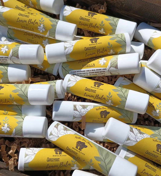 Organic Lemon Balm & Vanilla Lip Moisturizer