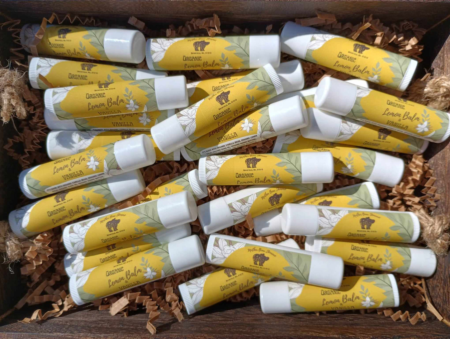 Organic Lemon Balm & Vanilla Lip Moisturizer