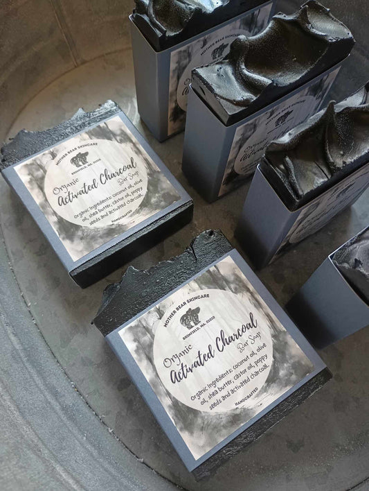 Organic Activated Charcoal Bar Soap