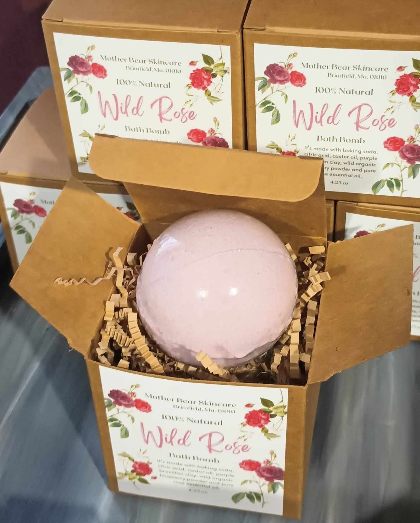 Wild Rose Bath Bombs