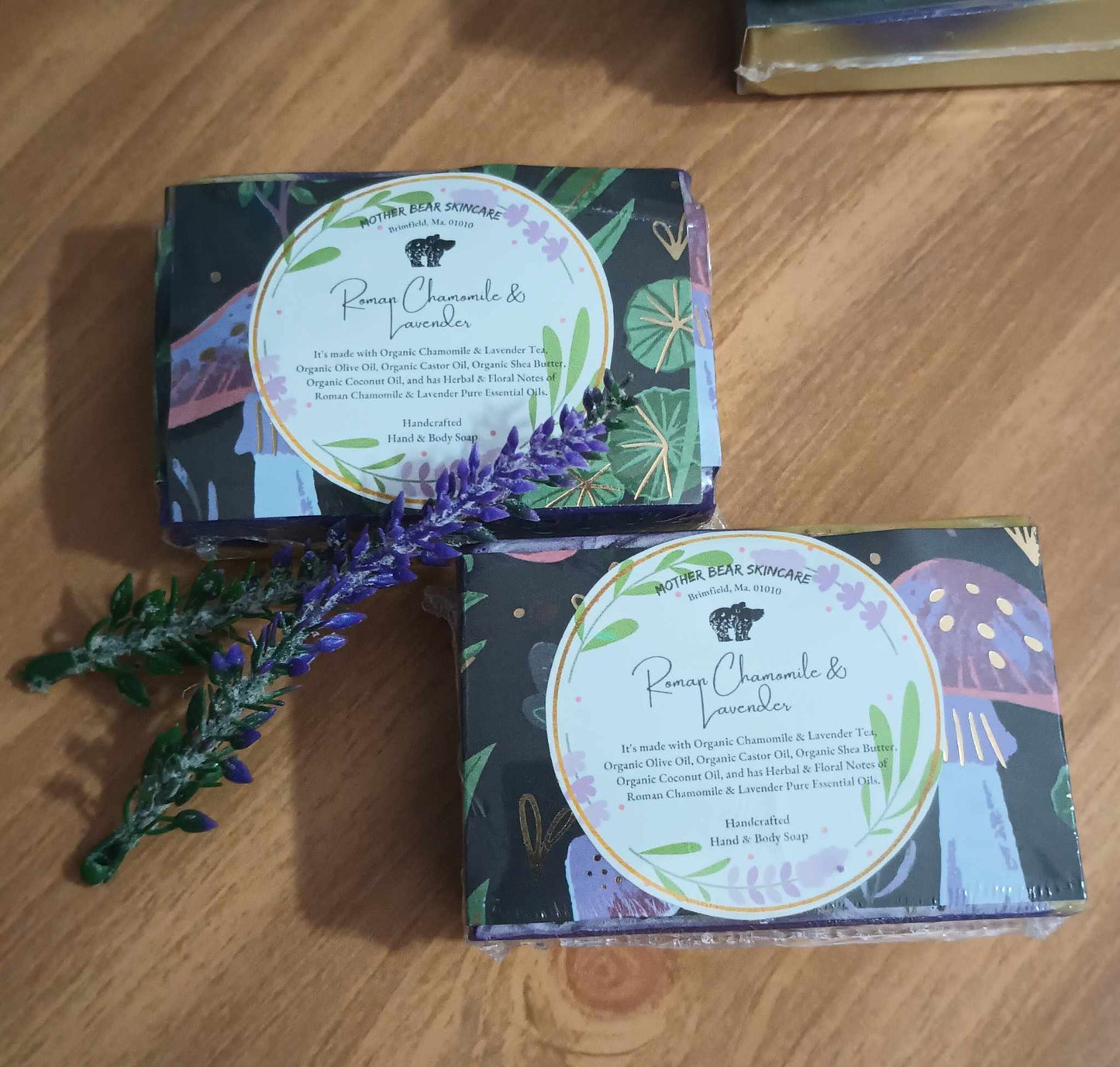 Organic Roman Chamomile & Lavender Hand and Body Bar Soap