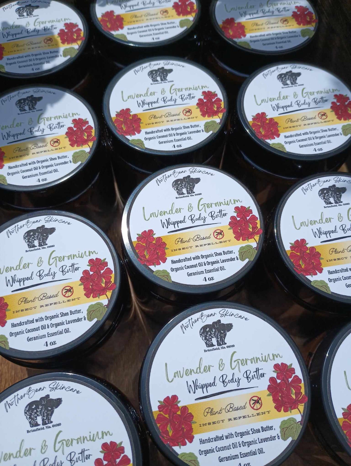 Organic Lavender & Geranium Whipped Body Butter