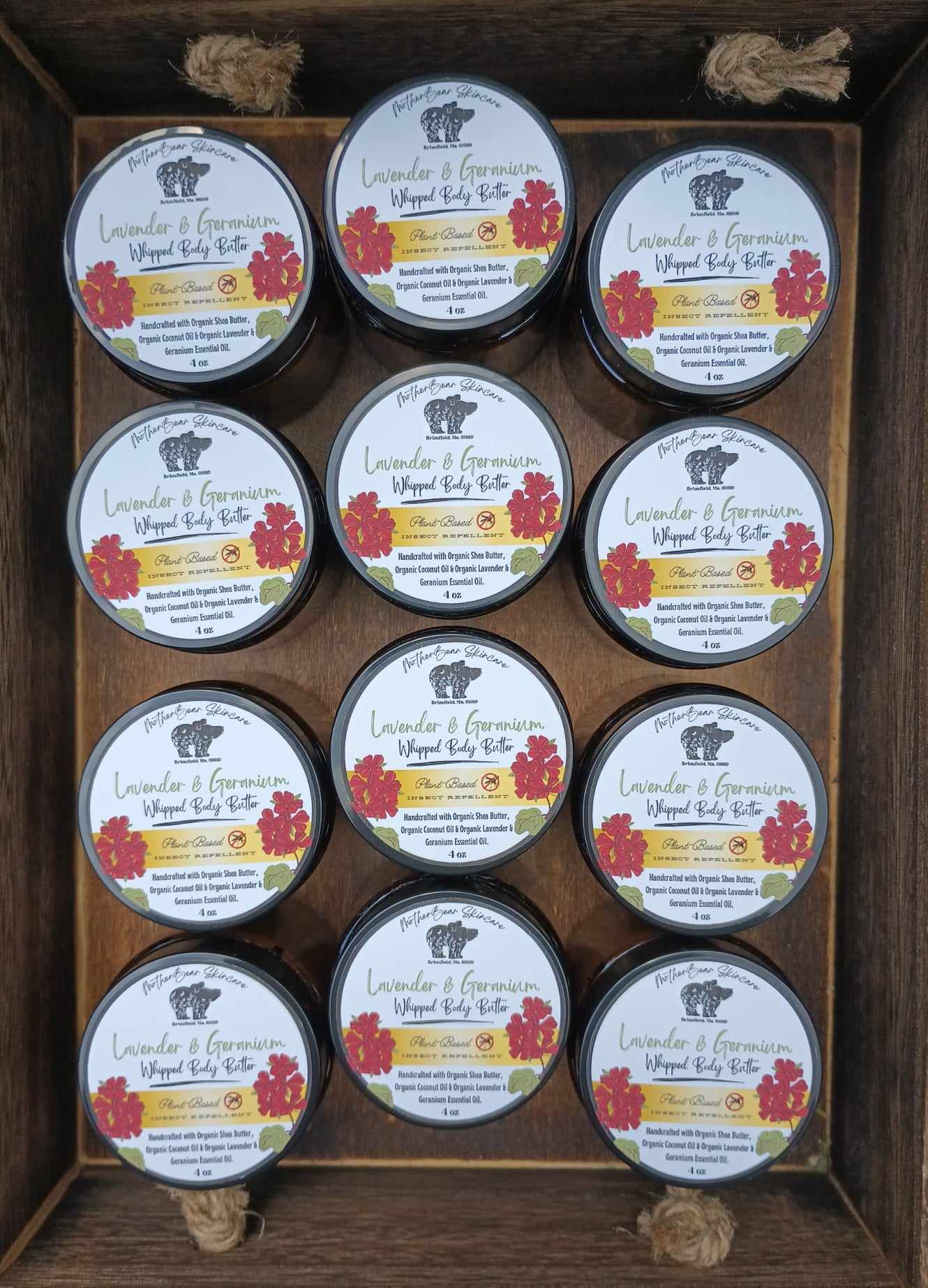 Organic Lavender & Geranium Whipped Body Butter