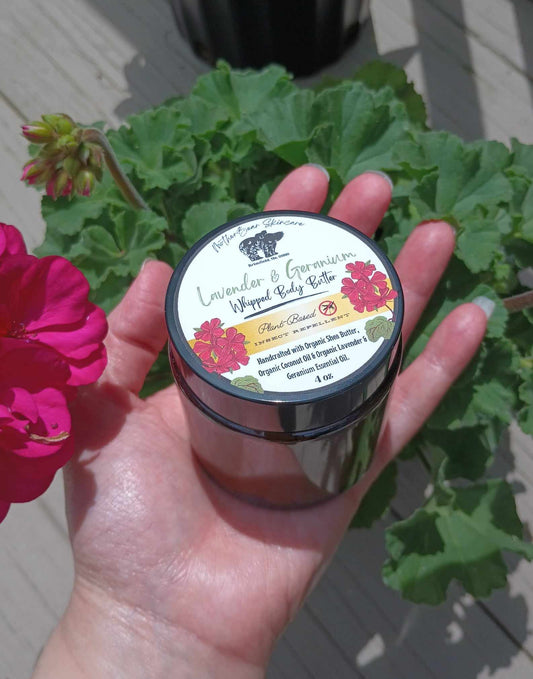 Organic Lavender & Geranium Whipped Body Butter