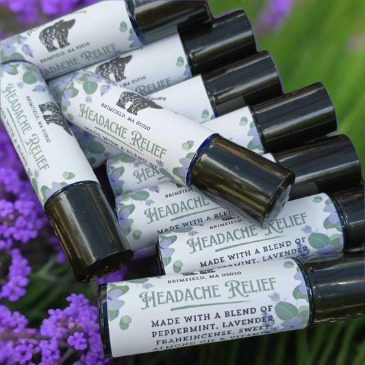 natural headache roller