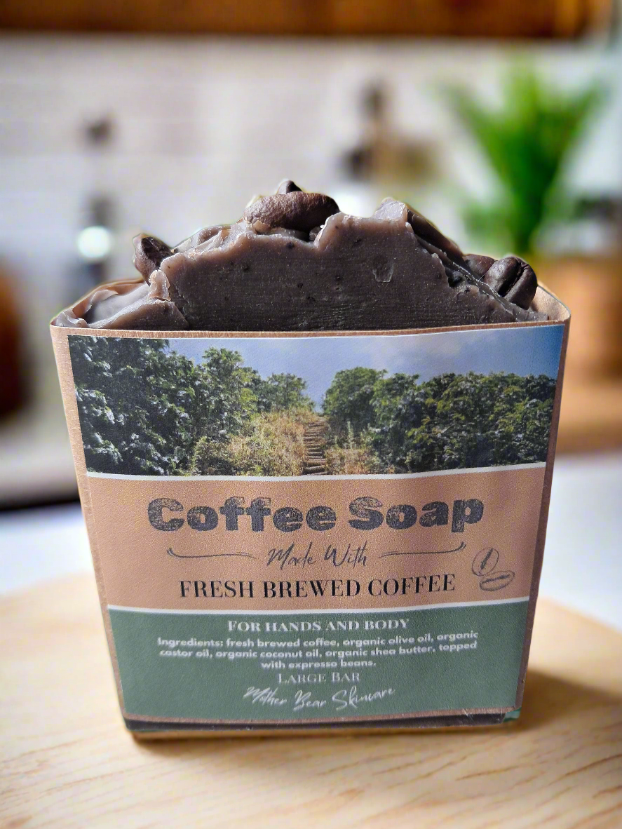 Fresh Brewed Organic Coffee Soap