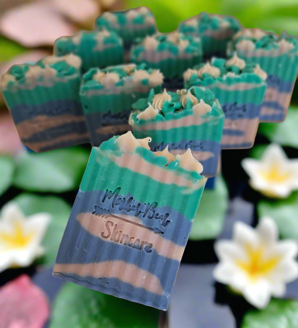 "Water Lillies" artisan soap, organic hand and body soap
