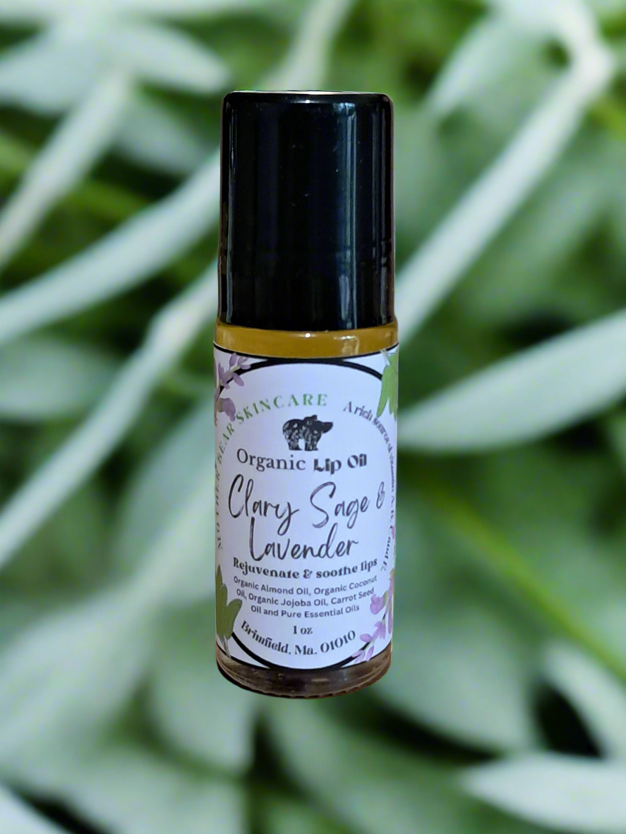 Organic Clary Sage & Lavender Lip Oil ๐