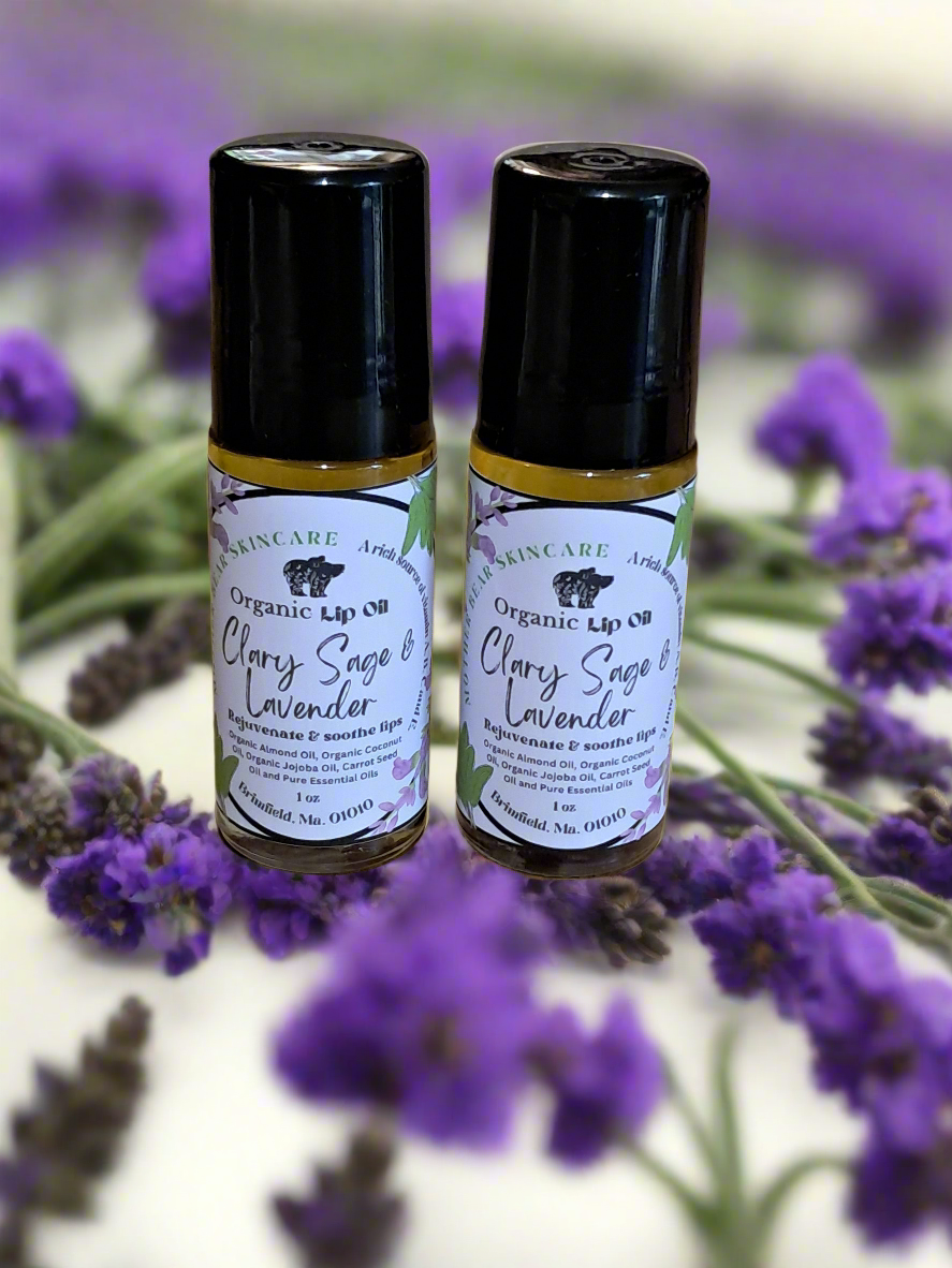Organic Clary Sage & Lavender Lip Oil ๐
