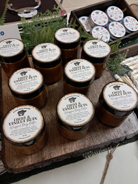 Organic Cocoa & Vanilla Bean Whipped Body Butter