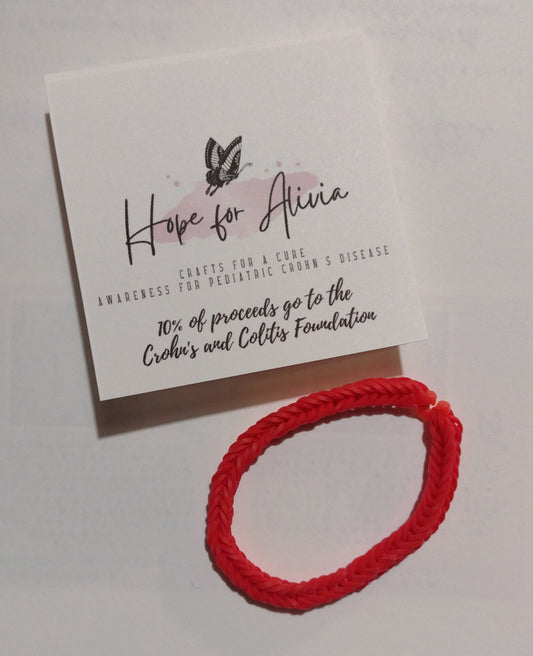 Adult loom bracelet~one size fits most