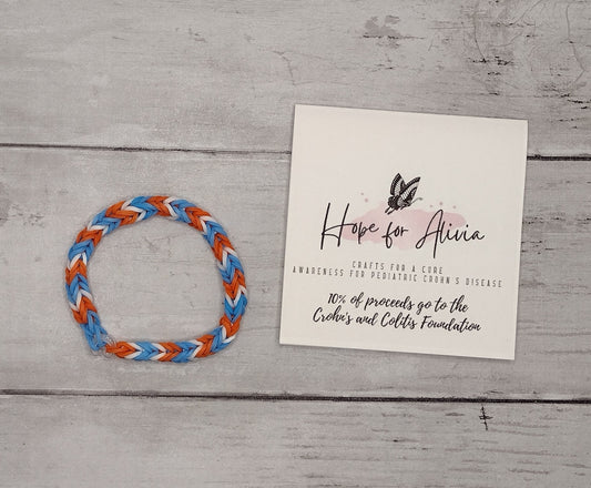 Adult loom bracelet~Handmade Jewelry~ Stretchy~ Size Fits Most Adults