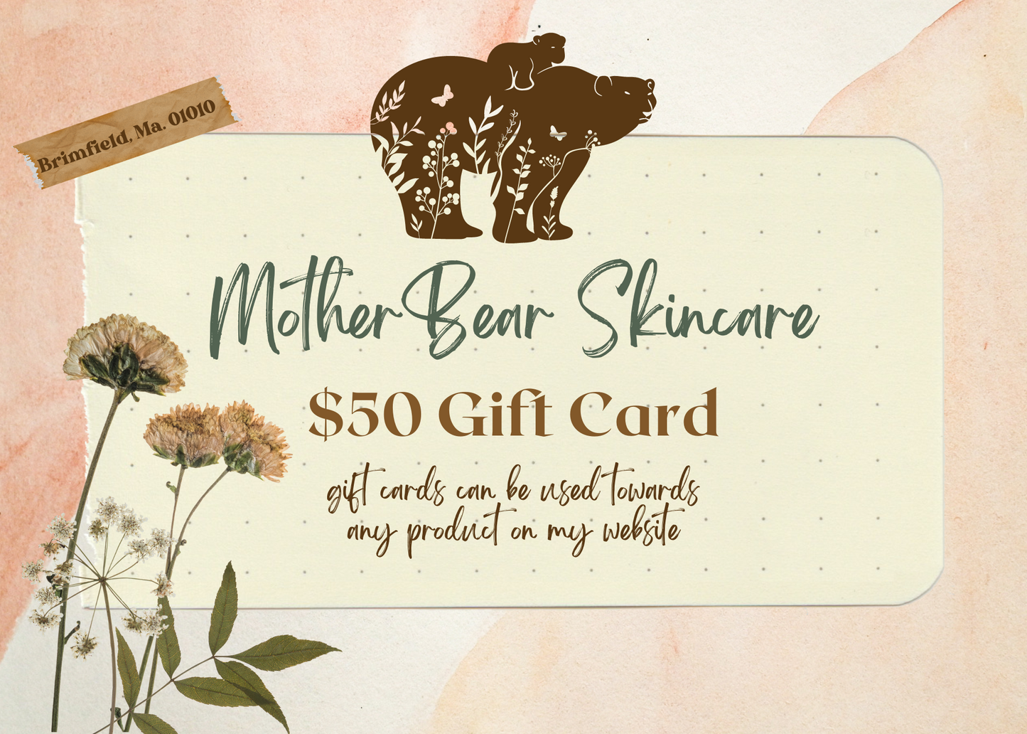 $50 gift card
