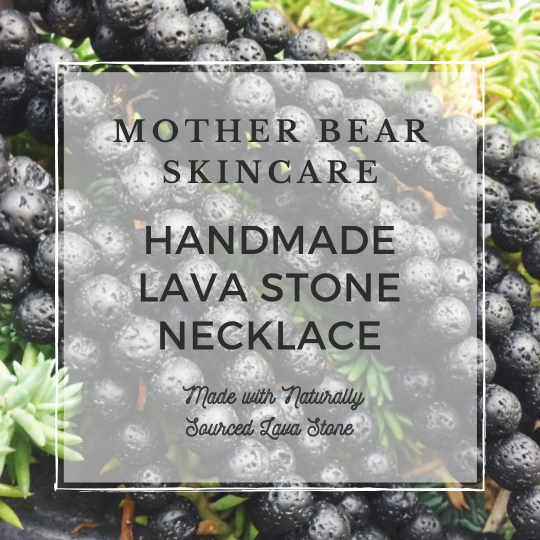 Handmade Lava Stone Necklace made with Naturally Sourced Lava Stones to Promote Emotional & Spiritual Healing~Apparel & Accessories~Jewelry~Necklaces