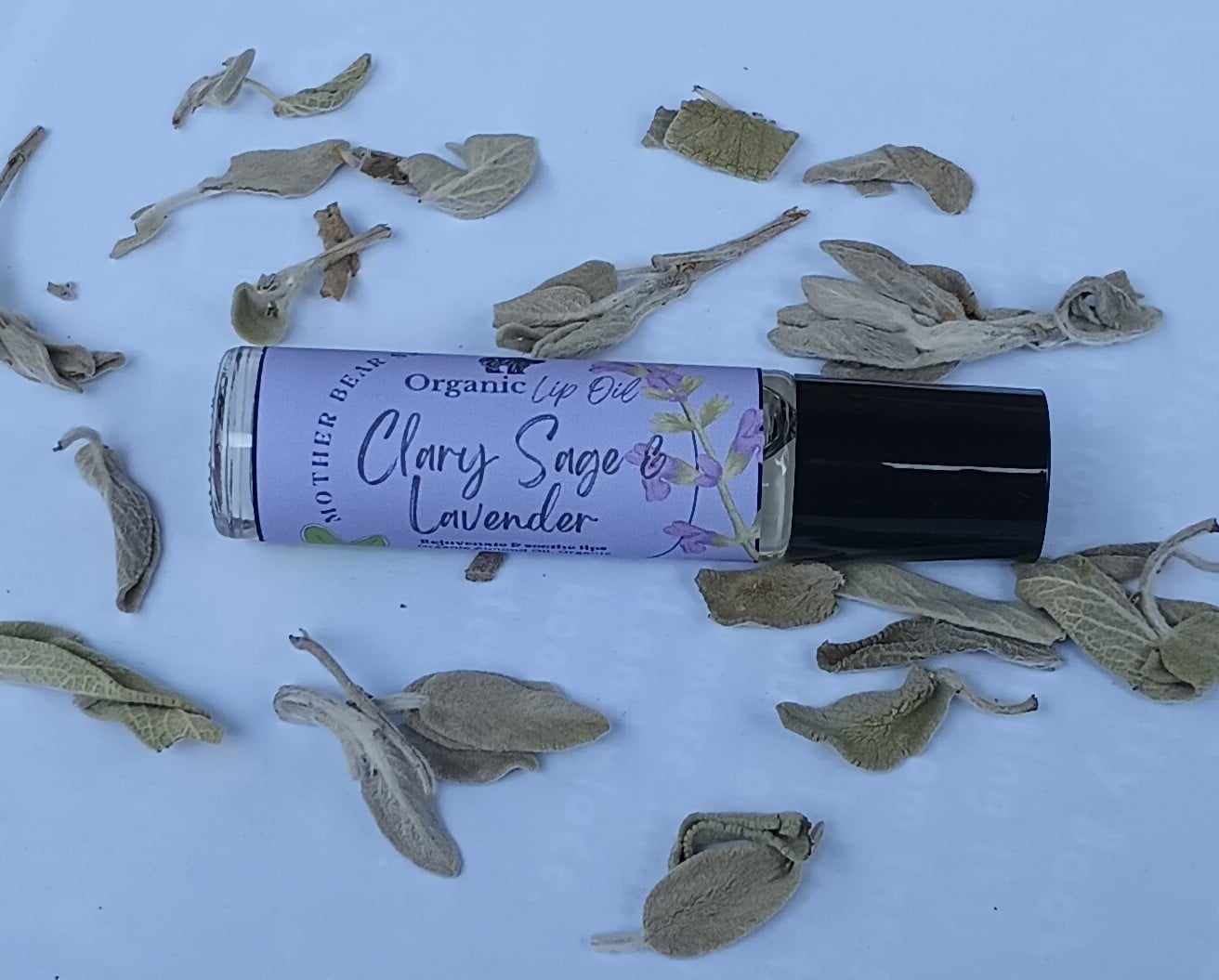 Clary Sage & Lavender Organic Lip Oil