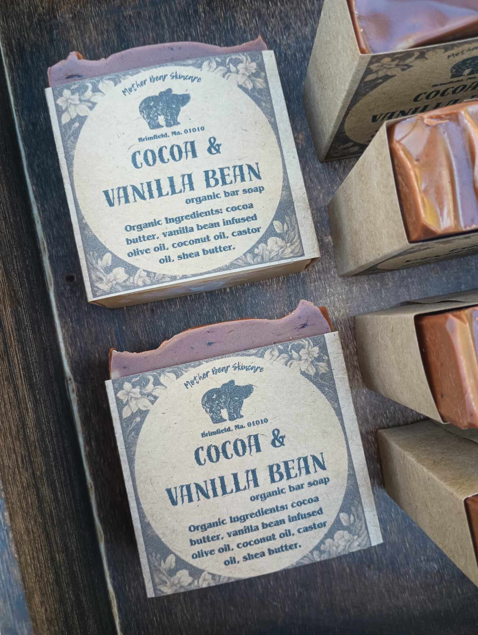 cocoa & vanilla bean bar soap