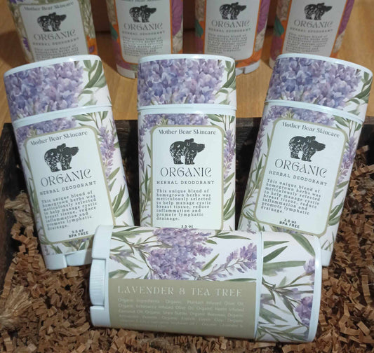 Organic homegrown herbal deodorant