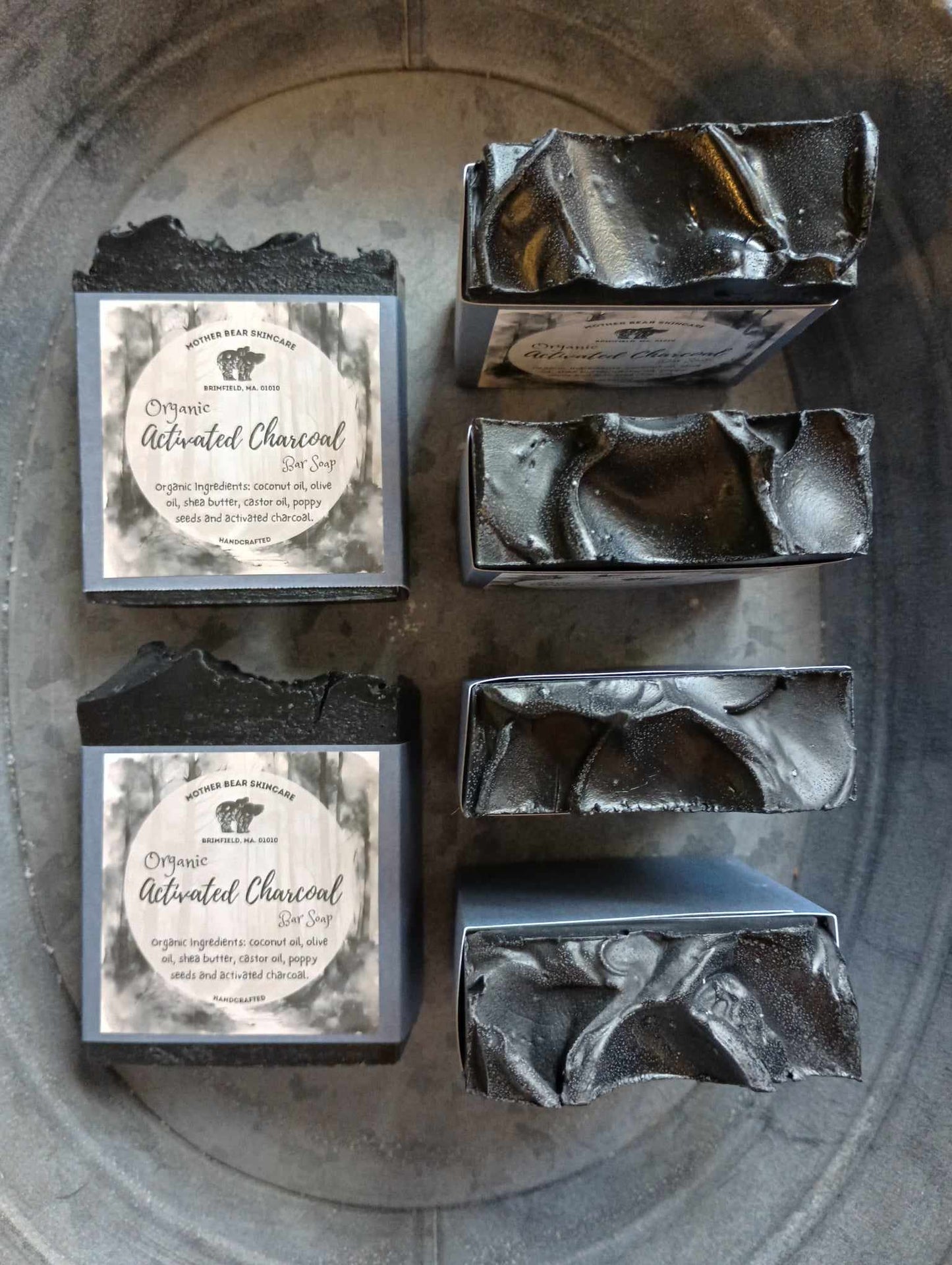 Organic Activated Charcoal Bar Soap