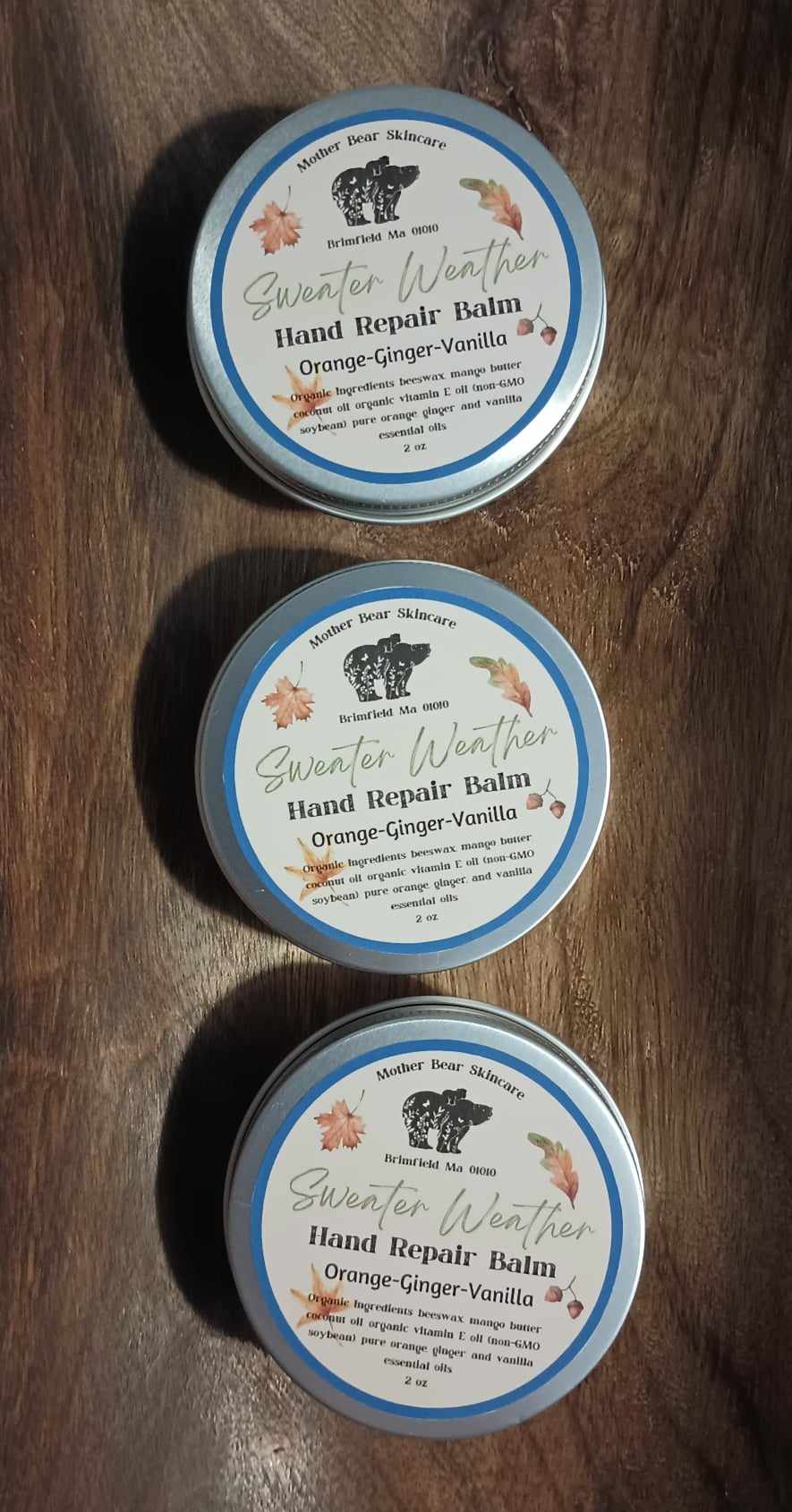 Sweater Weather Organic Hand Repair Balm