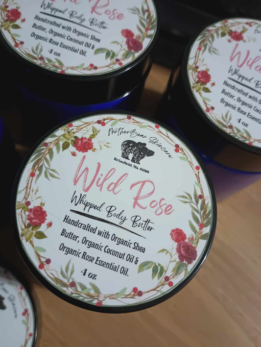 Organic Wild Rose Whipped Body Butter