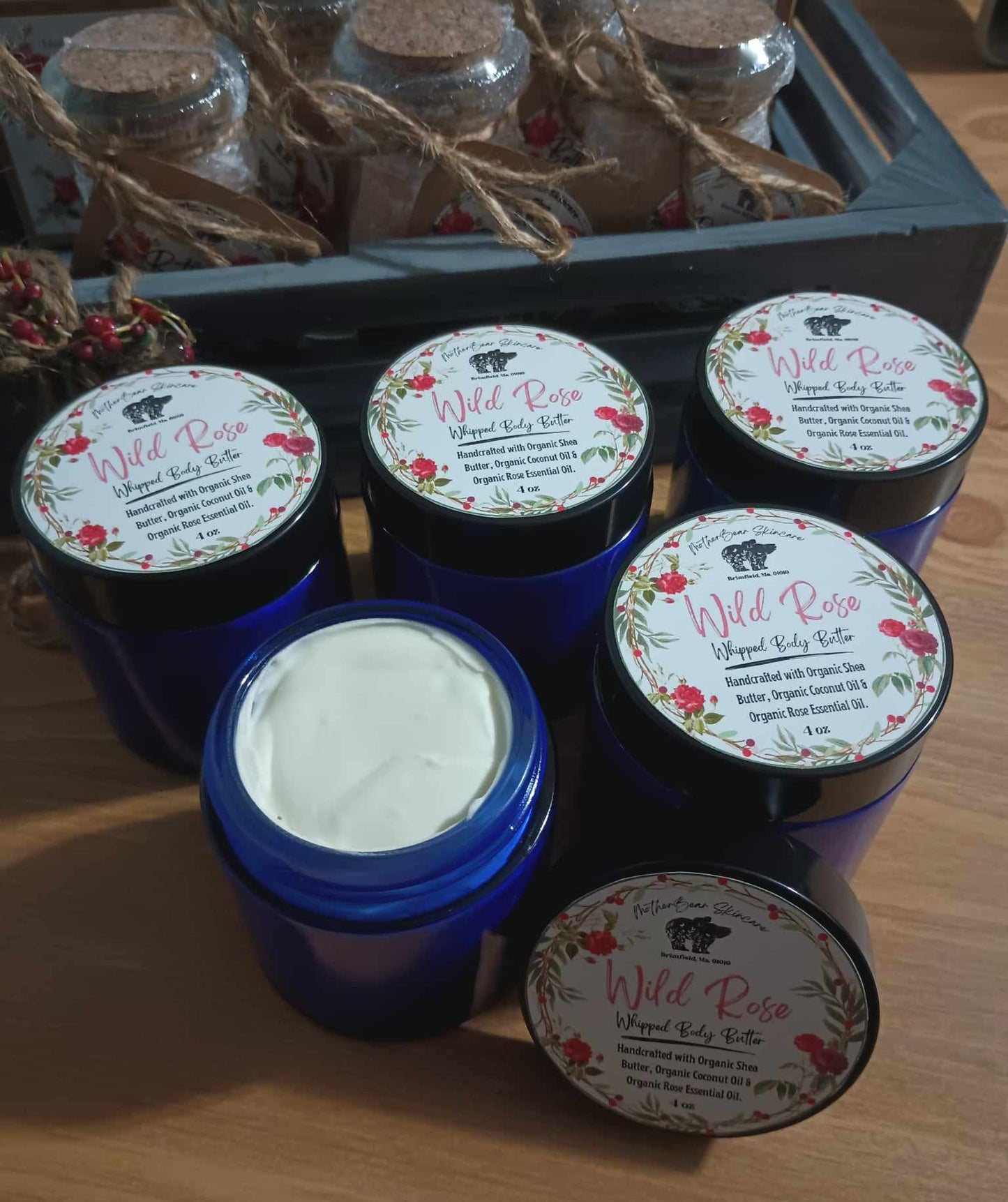 Organic Wild Rose Whipped Body Butter