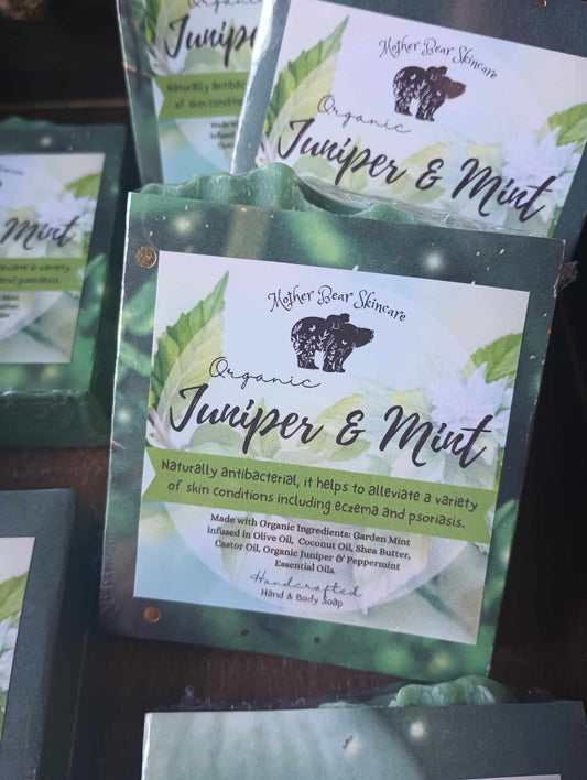 Organic Juniper & Mint Bar Soap