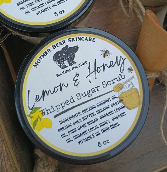 Lemon & Honey Whipped Sugar Scrub