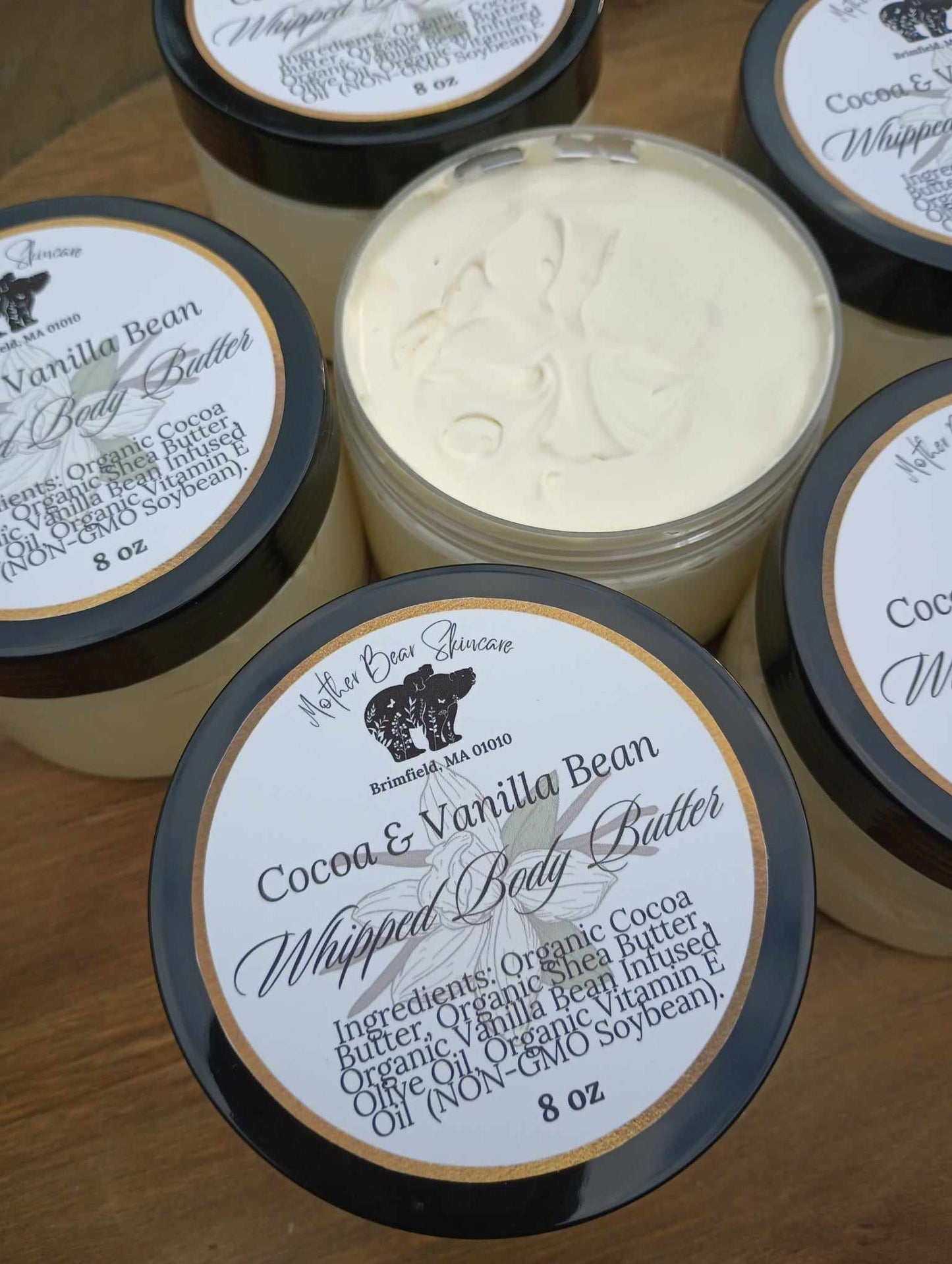 Organic Cocoa & Vanilla Bean Whipped Body Butter