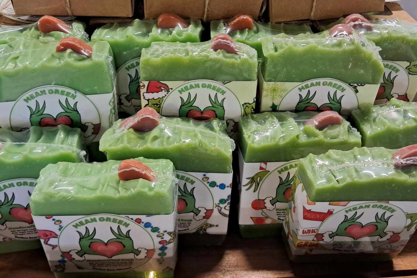 Handcrafted "Mean Green" Bar Soap