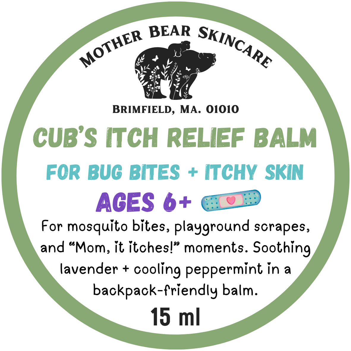 Cub’s Itch Relief Balm 🐻🌿