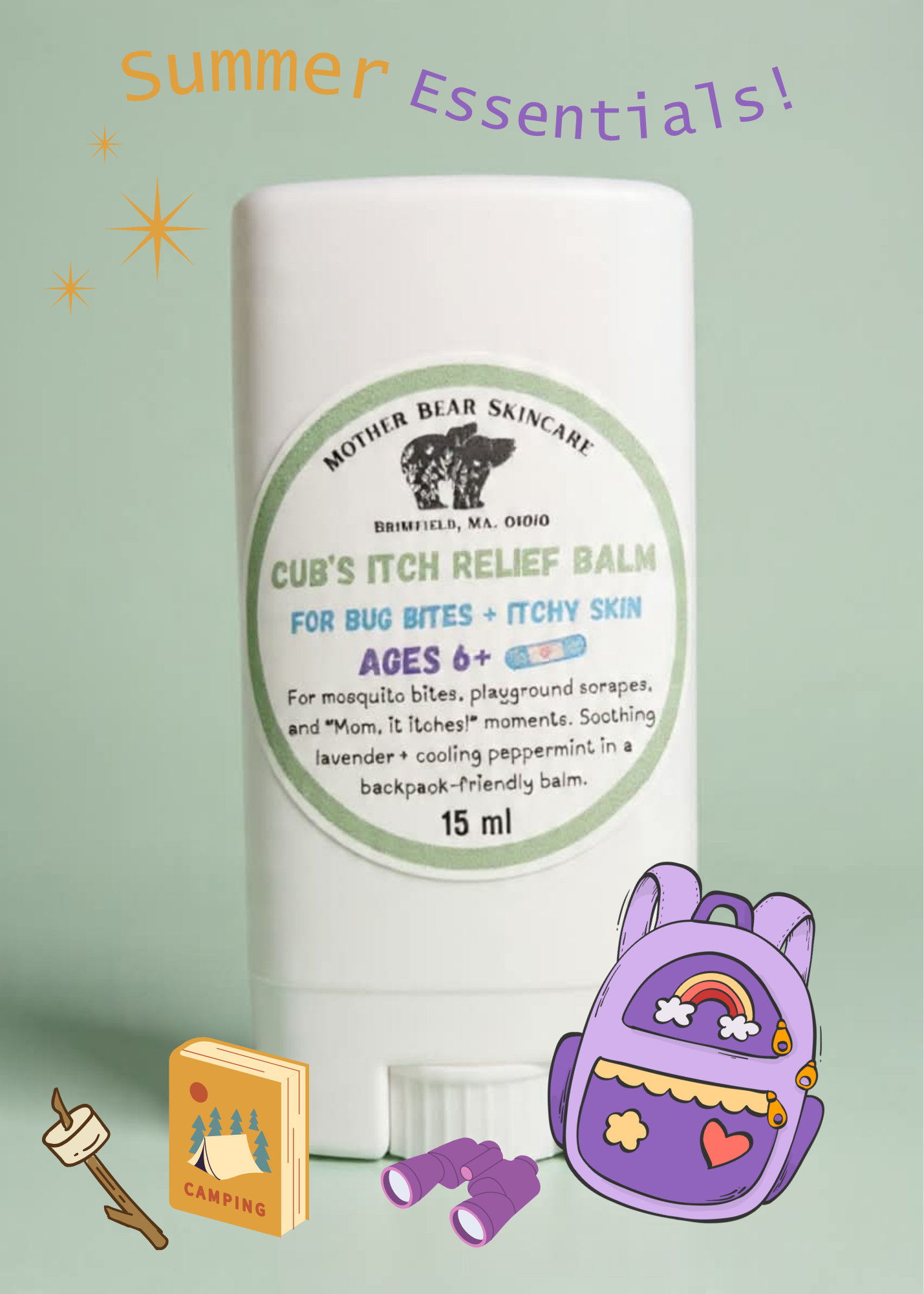 Cub’s Itch Relief Balm 🐻🌿