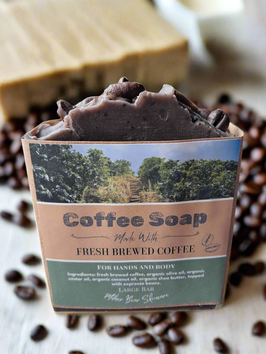 Fresh Brewed Organic Coffee Soap