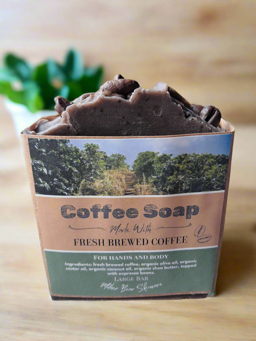 Fresh Brewed Organic Coffee Soap