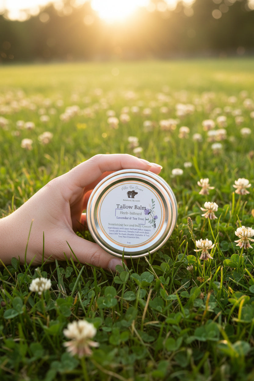 Grass-Fed Tallow Balms & Salves - Organic Ingredients