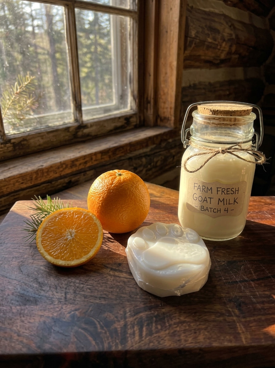 Woodland Orange Goat Milk Soap