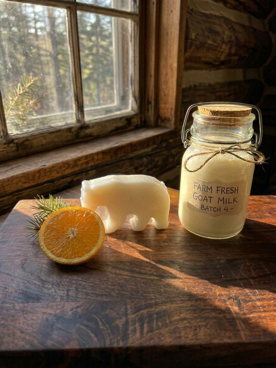 Woodland Orange Goat Milk Soap