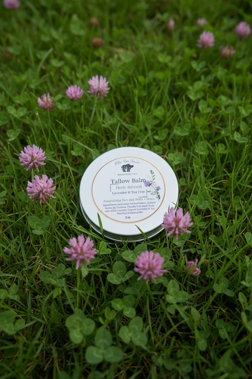 Grass-Fed Tallow Balm - Organic Ingredients
