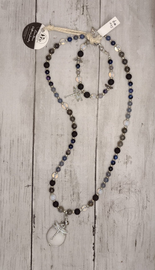 Handmade Lava Stone Necklace made with Naturally Sourced Lava Stones to Promote Emotional & Spiritual Healing~Apparel & Accessories~Jewelry~Necklaces