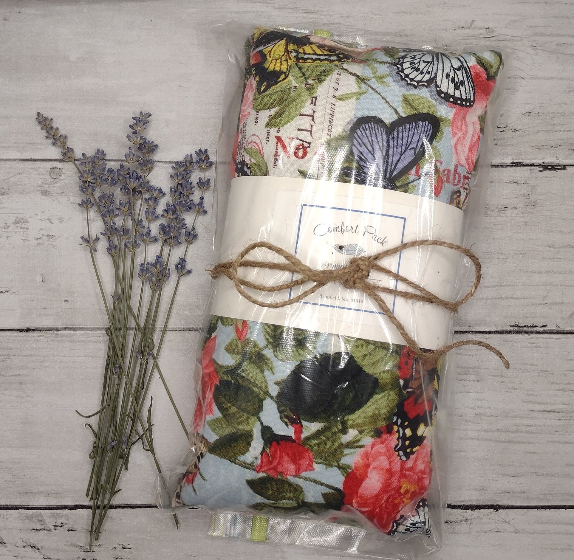 aromatherapy comfort pack with butterflies