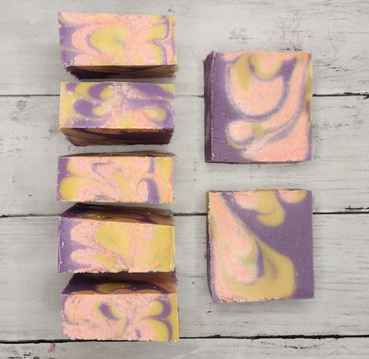 Mother Bear Skincare's Peony, Lotus & Lavender Body Bar Soap, Organic Ingredients, Handcrafted soap.