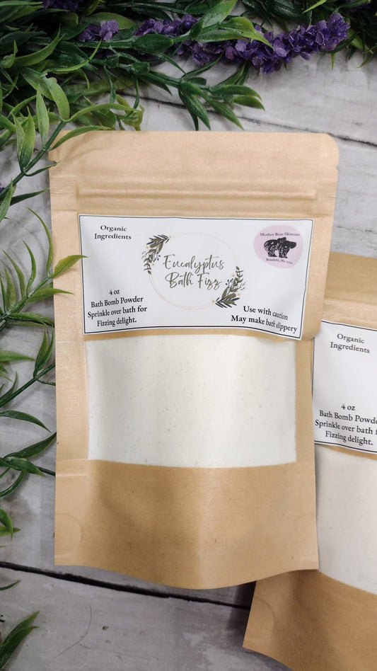 Lavender Bath Fizz ~ Bath Bomb Powder ~ Natural & Organic Ingredients